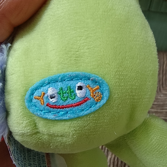 Yottoy Mo Willems Knuffle Bunny Plush Green 8" Small Stuffed Animal Toy 2004 - Picture 8 of 11